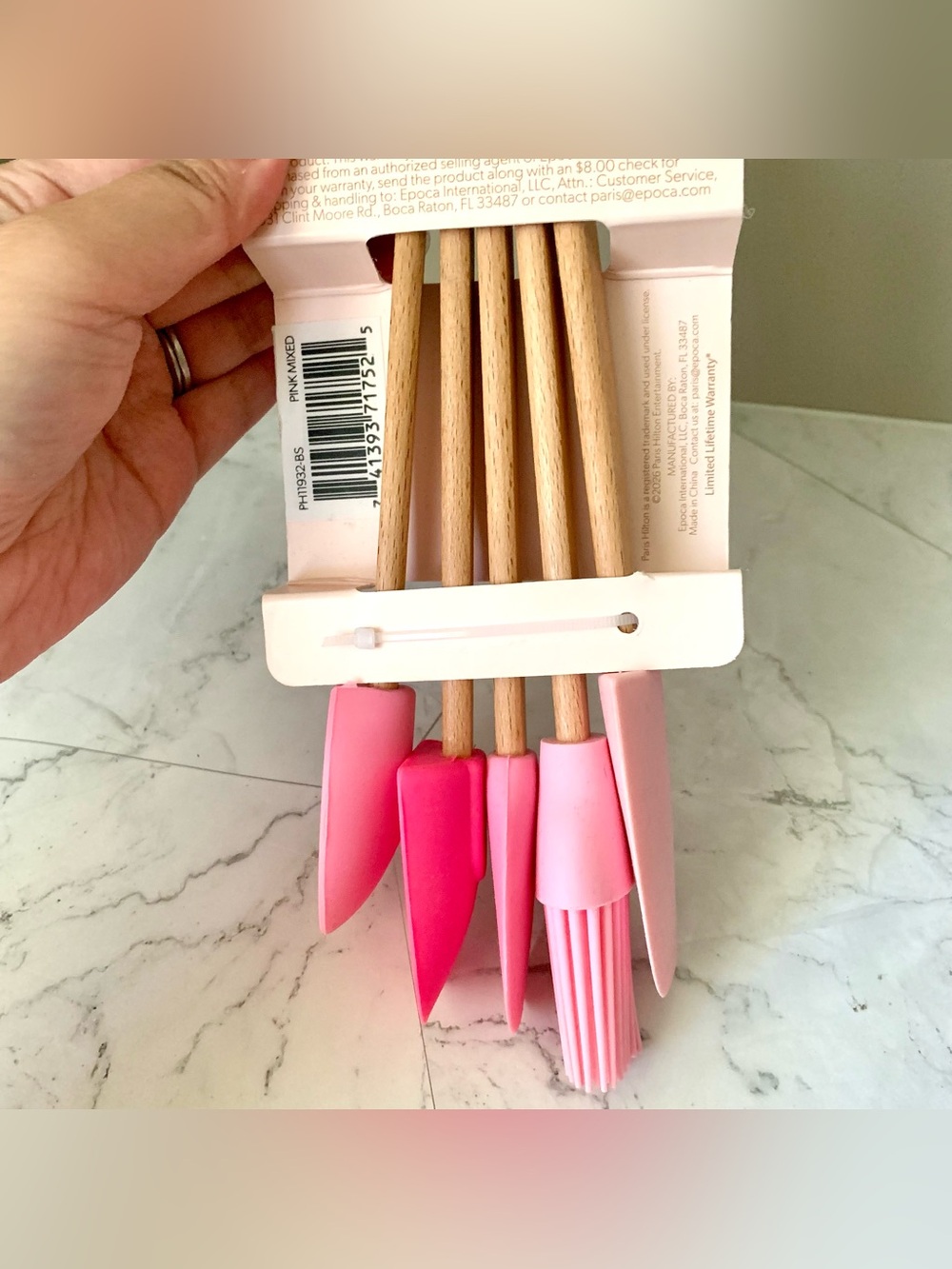 Paris Hilton PINK Mini 5p Silicone Tool Set - Picture 4 of 4